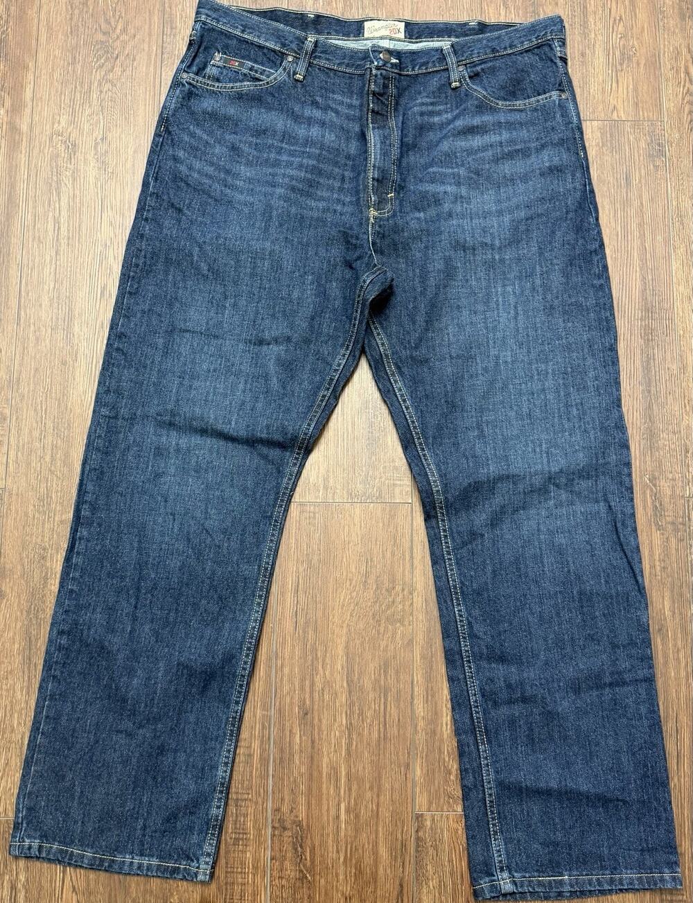 Wrangler 20X Jeans Men 40x32 Blue Relaxed Bootcut Western Denim Made In Mexico